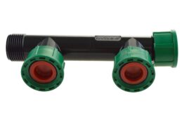 Гребенка прямая на 2 клапана (434) irritec