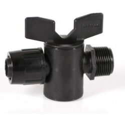 Кран RMT бабочка пластик 16хH1/2 irritec