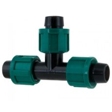 Тройник 16*16*16 с гайкой Poelsan