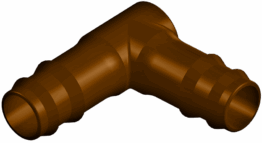 Угол 16*16 (коричневый) WIS