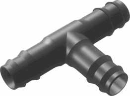 Тройник 16*16*16 (чёрный) WIS