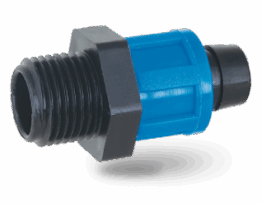 Штуцер 16*Н3/4 с гайкой Poelsan