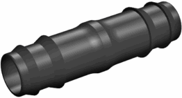 Штуцер 16*16 (чёрный) WIS