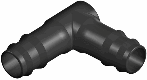 Угол 16*16 (чёрный) WIS