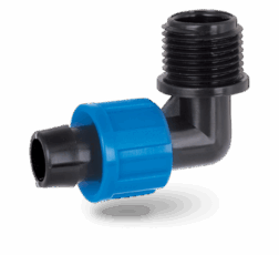 Угол 16*Н1/2 с гайкой Poelsan